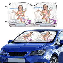 Load image into Gallery viewer, Custom Car windshield shade, Auto sun shade,Personalized Windshield Car 55inchesx30inches
