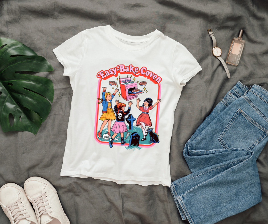 Easy Bake Coven Shirt, 90s Halloween T-shirt, Retro Vintage Halloween Sweatshirt, 90s Creepy Shirt, Retro Halloween Shirt