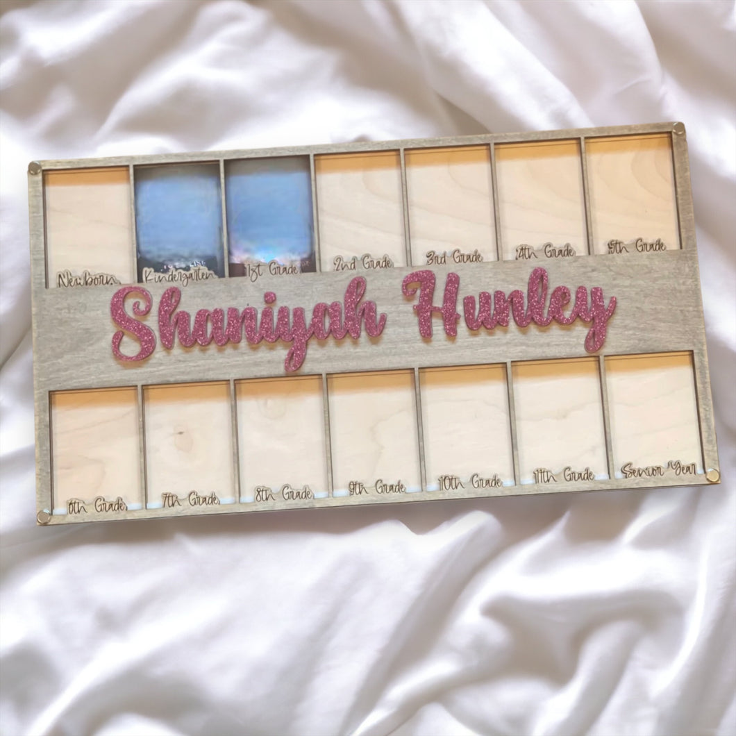 Custom School Year Frame