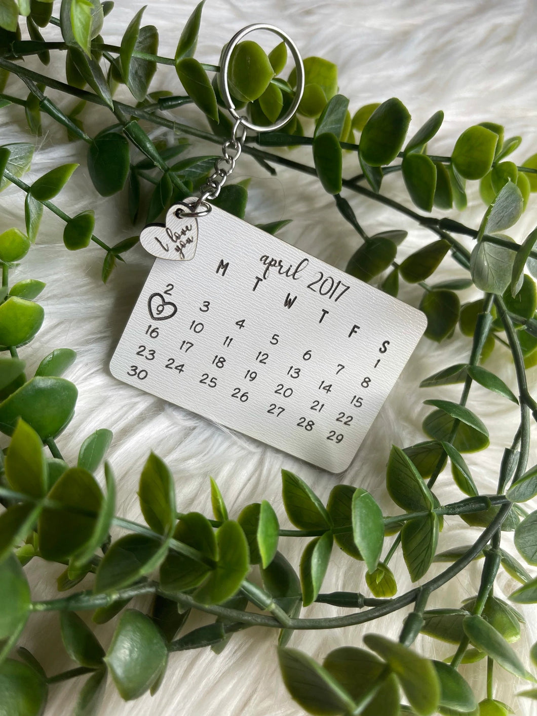 Personalized Anniversary Keychains