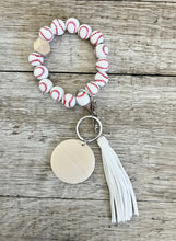 Load image into Gallery viewer, Personalized Baseball Wristlet
