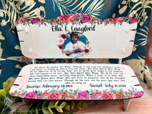Load image into Gallery viewer, Personalized Love One&#39;s Memorial Bench, In Loving Memory, Custom Memorial Keepsake, Home Décor, For Pet, Family, Friends, Personalized
