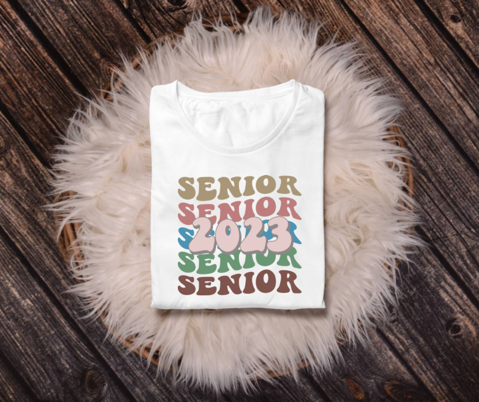 Seniors Shirt 2023, Graduation Shirt, Class Of 2023,  Senior Shirt, School Life Shirt,Jersey Number