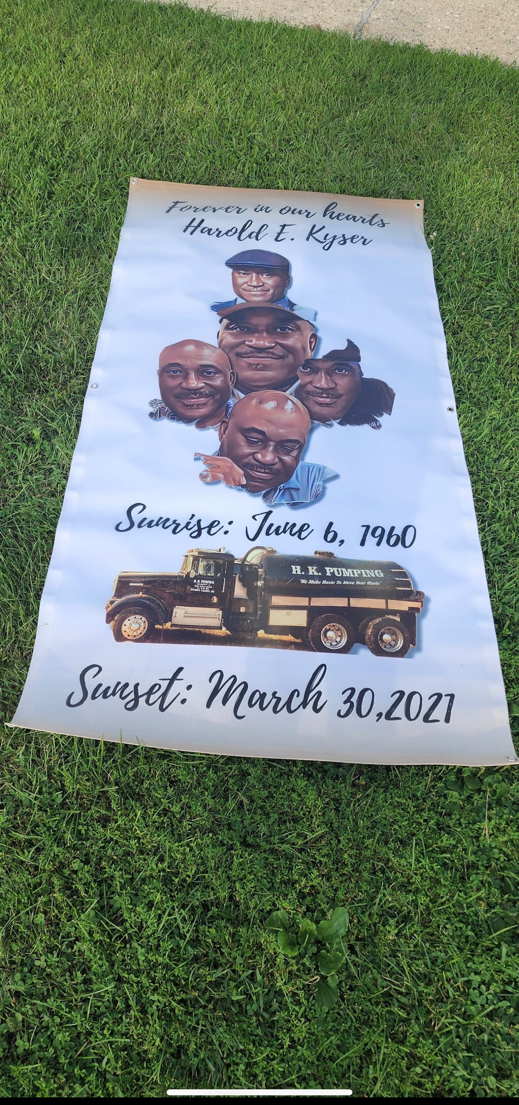 Personalized Memorial Grave Blanket,Memorial Grave Marker, Memorial Keepsakes,Memorial Home Going