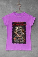 Load image into Gallery viewer, Funny Halloween Shirt, A Real Man Will Chase After You Tee, Halloween Sweatshirt, Spooky Halloween Tshirt, Scary Halloween Shirt, Halloween
